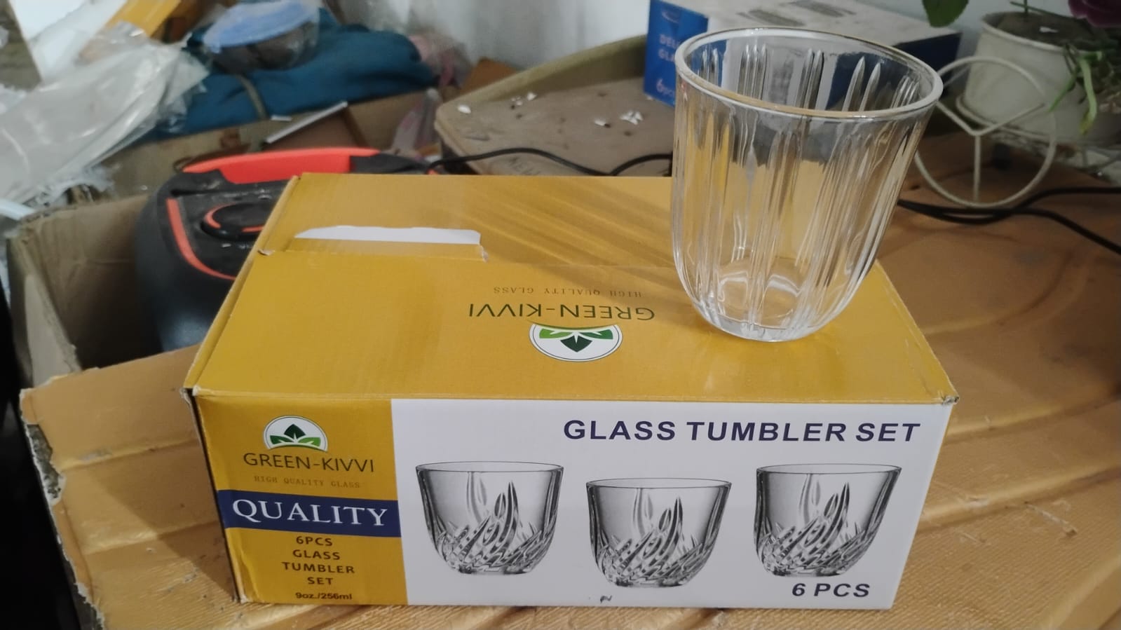 Premium Transparent Glass Tumbler Set, Tumbler (256ML / 6 Pc) Premium Transparent Glass Tumbler Set, Tumbler (256ML / 6 Pc)